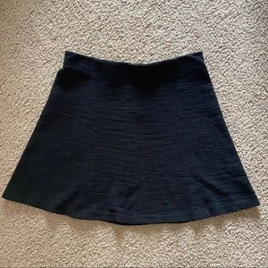 LOFT Black A-line Skirt